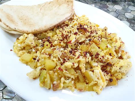 Maryam S Culinary Wonders 1553 Scrambled Eggs And Potato