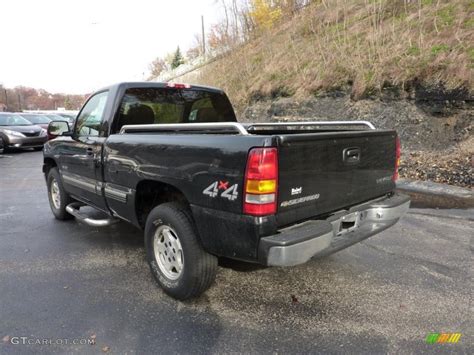 1999 Onyx Black Chevrolet Silverado 1500 Ls Regular Cab 4x4 40134729 Photo 17