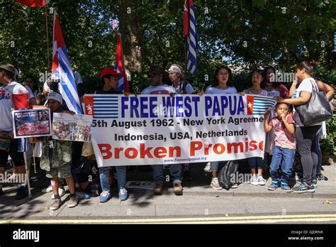 London England Uk Th Aug Benny Wenda Is A West Papuan