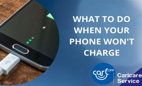 Global Why Is My Phone Not Charging And How To Fix Carlcare