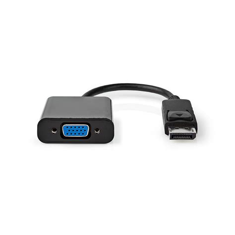 Nedis Adaptateur Displayport Vers Vga Noir Displayport Garantie