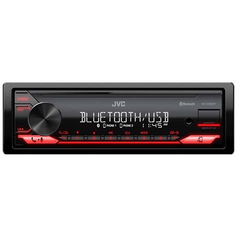 Jvc Single Din Detachable Face Mechless Digital Media Receiver With Bluetooth And Usb Input The