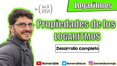 🗒️ Las Propiedades De Los Logaritmos Son SÚper FÁciles Ejemplo