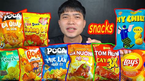 Review Lo I Bim Bim Oishi Poca Lay S My Chiu Snack Youtube