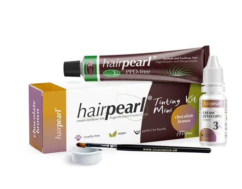 Hairpearl PPD Free Tinting Kit Mini Chocolate Brown Hairpearl