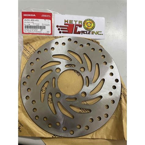 Honda Genuine Front Rotor Disk 45251k90v01 For Wave 110rxrm125 Fi