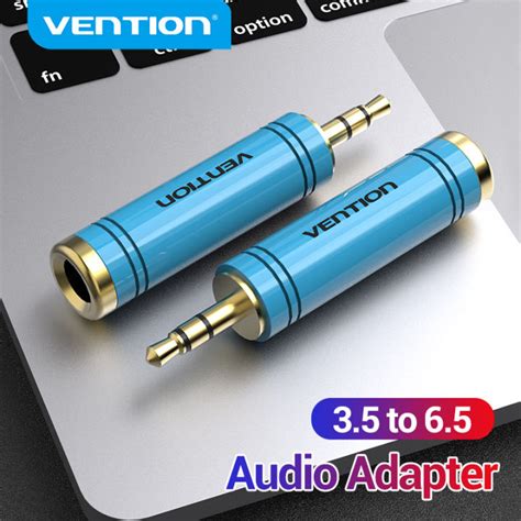 CODVention Audio Jack Adapter New Gold 3 5mm Male To 2 5mm Female