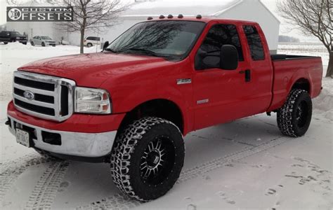 Wheel Offset 2005 Ford F 250 Super Duty Aggressive 1 Outside Fender