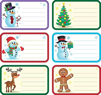 Christmas Name Tag PNG Transparent Images Free Download | Vector Files ...