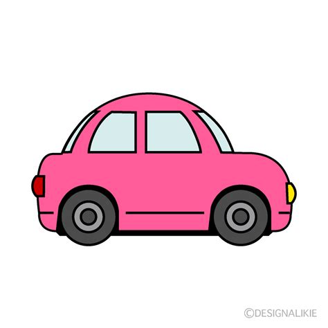 Cute Pink Car Clip Art Free Png Image｜illustoon