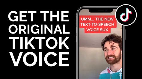 How To Get The Old Tiktok Voice Back Text To Speech Youtube