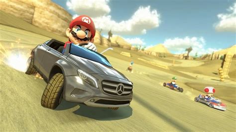 Mario Kart 8 Dlc Video Shows New Mercedes Benz Karts In Action Attack Of The Fanboy