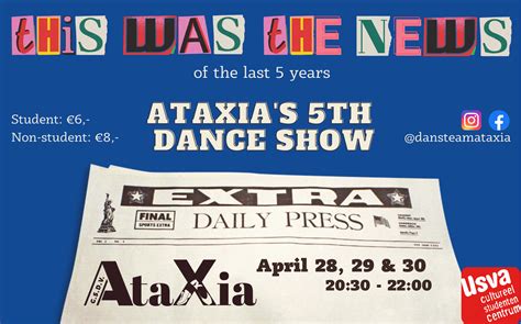 Ataxia This Was The News Of The Last Years Usva D Culturele