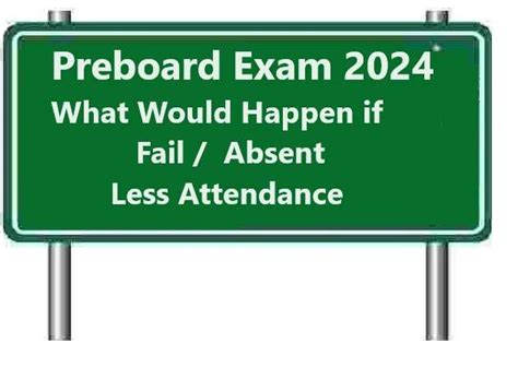 Preboard Exam What Happen If Fail Less Attendance Icsehelp