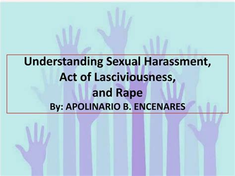 Understanding Sexual Harassmentpptx