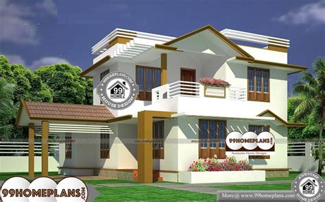 Veedu Design Kerala 2015 with Double Floor Simple & Cute Home Plans