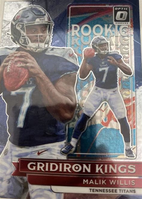 Malik Willis Optic Rookie Gridiron Kings Rgk Price Guide