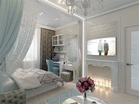 Зонирование комнаты шторами: фото примеров и идеи разделения.