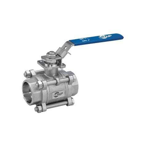 Socket Weld End Piece Ball Valve Model Mizup Metal Manufacturer