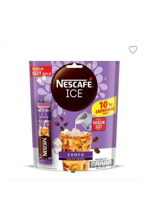 Nescafe Nescafé Ice Original yeni Çikolata Aromalı Ice 10 Lu Ekonomik