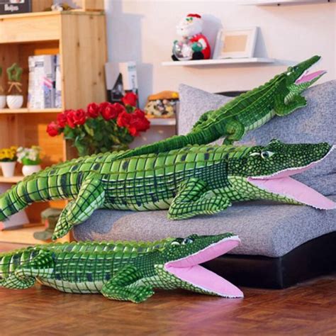 Wholesale Alligator Stuffed Animal Crocodile Plush Toy Large Big Realistic Stuffed Child Pillow ...