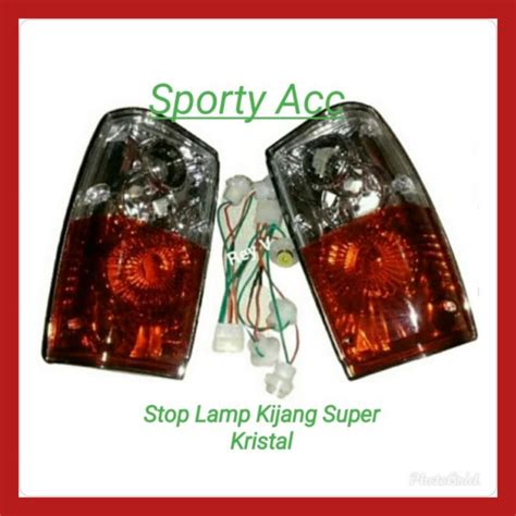 Stop Lamp Kijang Super Lampu Stop Kijang Super Kristal Mica Kristal