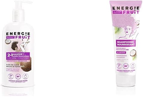 Energie Fruit Masque Apr S Shampoing Coco Beurre De Karit Bio