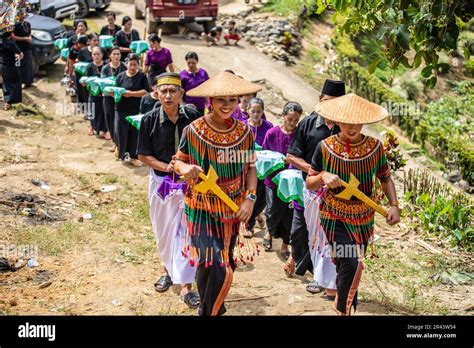 Toraja Funeral Ceremony Tana Toraja Sulawesi Indonesia Stock Photo