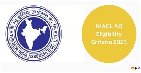 Niacl Ao Eligibility Get Here Details On Age Limit Educational