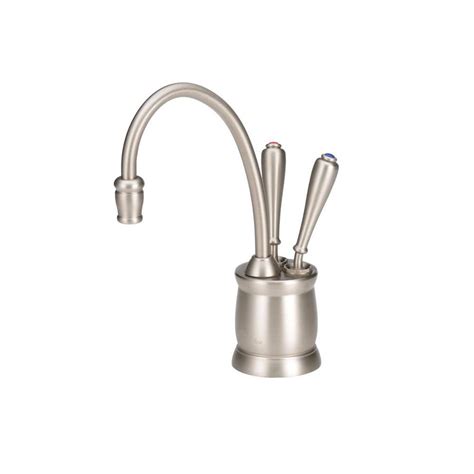 InSinkErator Indulge Tuscan Satin Nickel Hot And Cold Water Dispenser With Hi Arc Spout At Lowes