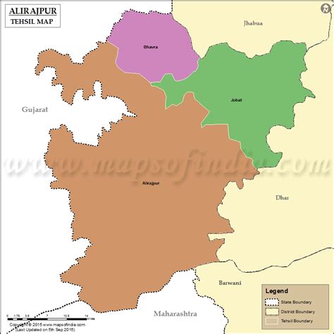 Alirajpur Tehsil Map, Alirajpur Tehsil List