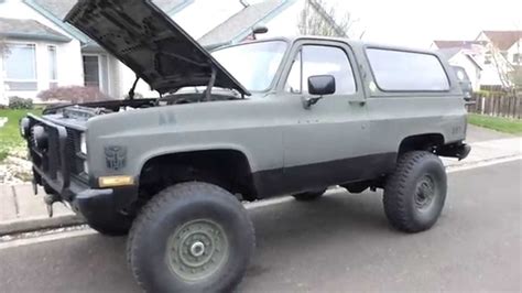 1984 Chevy Blazer Diesel Youtube