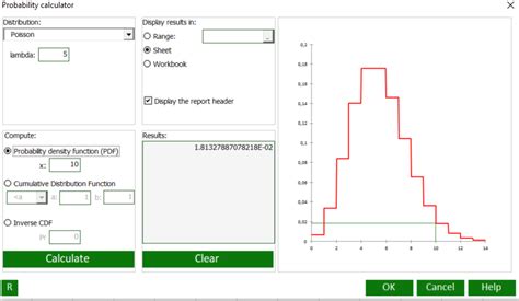 Probability Calculator In Excel Tutorial Xlstat Help Center