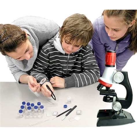 Coffret Jouet Jouet De Kit Microscope Mise Au Point R Glable