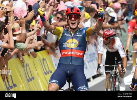 Mads Pederson Denmark Lidl Trek Team Wins Stage 8 Tour De France 2023