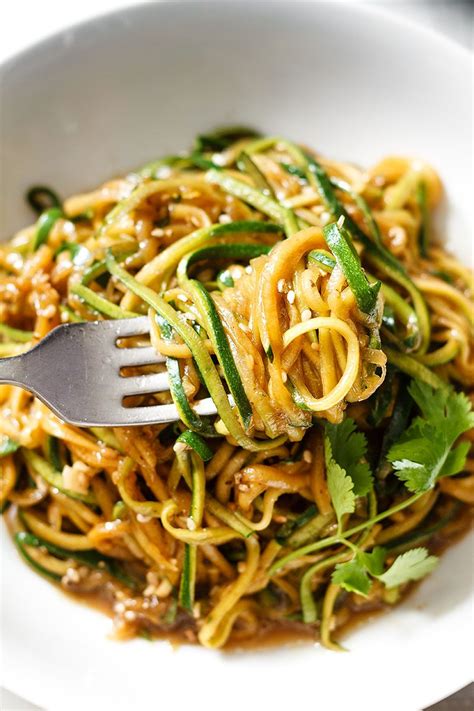 Teriyaki Zucchini Noodles Recipe — Eatwell101