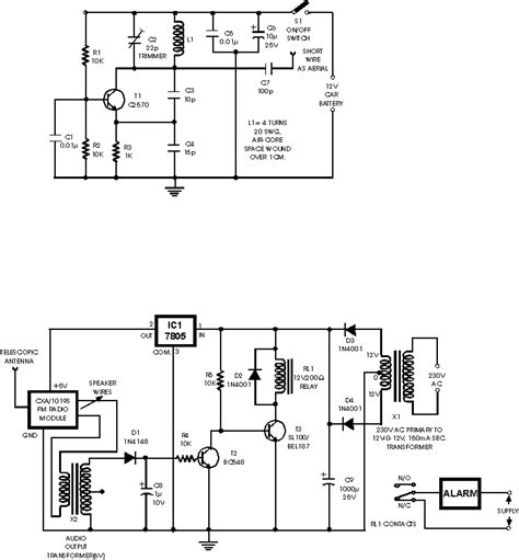 Scr Alarm Circuit Schematic Diagram