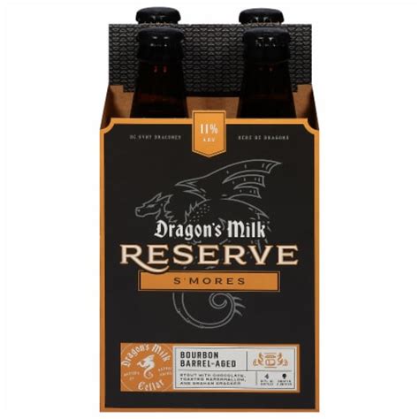 New Holland Brewing Dragons Milk® Reserve Coffee Chocolate Bourbon Barrel Aged Stout 4 Bottles