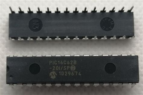 Pcs Microchip PIC16C62B 20I SP Microcontroller 8 Bit 28 Pin DIP For