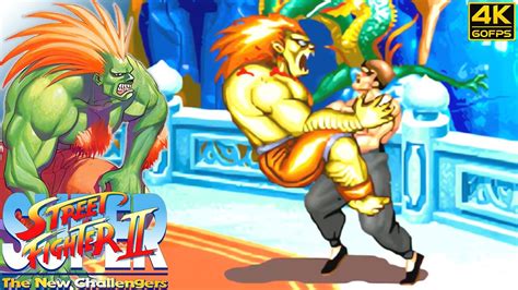 Super Street Fighter II Blanka Arcade 1993 4K 60FPS YouTube