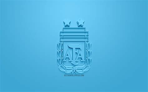 Argentina Football Emblem Logo National Soccer Team Hd Wallpaper