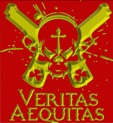 Boondock Saints, Veritas Aequitas for Coaster Use, Laser Cut Svg Template Glowforge Gift Dxf ...