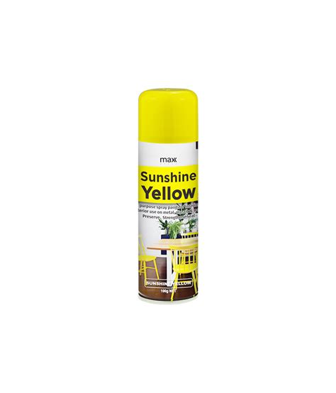 Sunshine Yellow Spray Paint 100ml – LookSharpStore