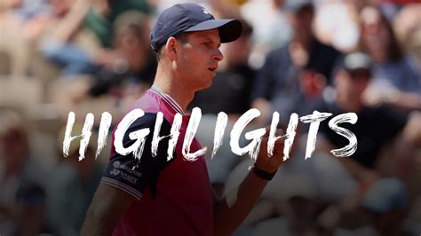 Hubert Hurkacz v David Goffin - French Open 2023 highlights - Tennis ...