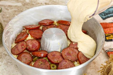 Lanche de forno recheado de liquidificador uma delícia fácil e rápida