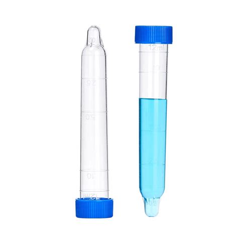 Laboratory Test Tubes Clear Graduated Urinary Sediment Test Tube 12ml