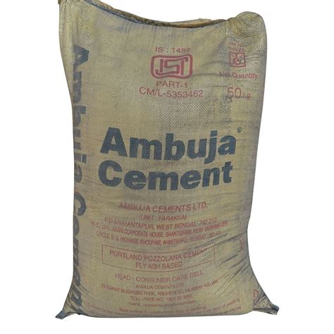 Kg Ambuja Ppc Cement At Rs Bag Firozabad Id