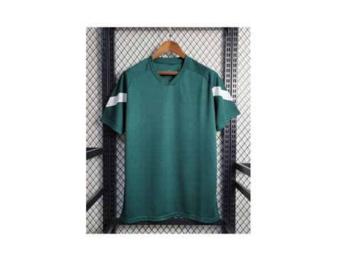 Camisa Palmeiras Treino Torcedor Masculina Verde Escuro