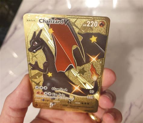 Charizard Vmax Rainbow Rare Gold