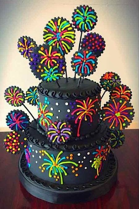 10 Fireworks Cakes Ideas Fireworks Cake Cupcake Cakes Cake Decorating